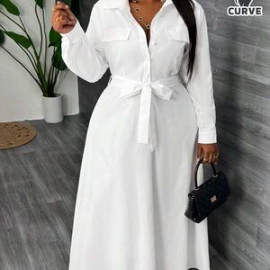 Elegant White Maxi Dress